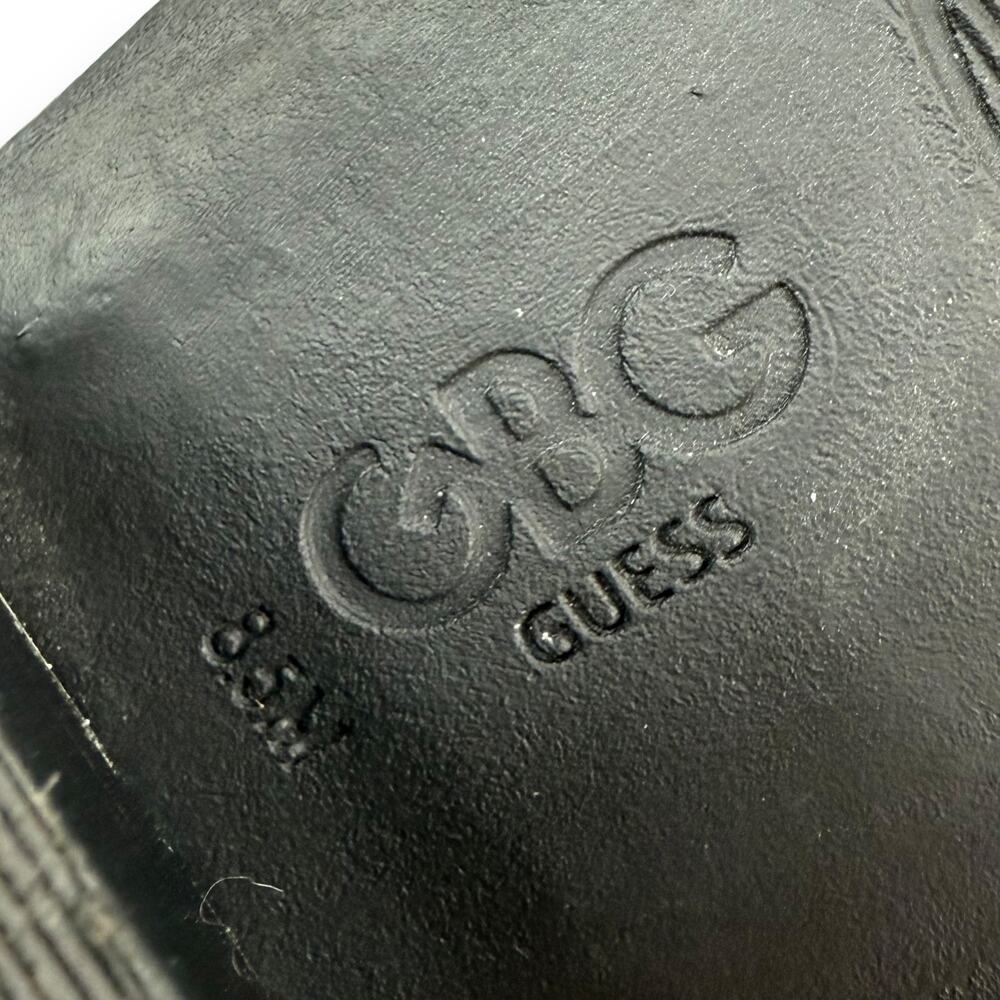 GUESS GBG black vegan leather cowgirl ankle boots - Picture 10 of 13
